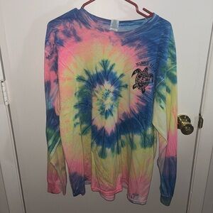 Tye Dye Long Sleeve Tee Myrtle Beach Large/L